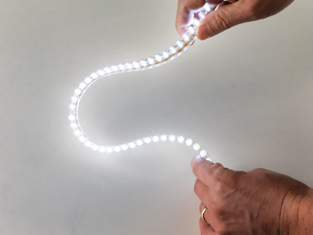 24 White LEDs Strip