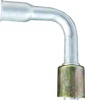 Съединител женски Spring Lock 90 градуса №6 алуминиев, с втулка