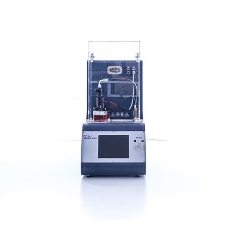 Compact GDI injector tester, semi-automatic, max pressure 450 bar, support for coil and piezo injectors. Manual pressure regulator (1 x set of GDi-3A and GDi-11A adapters, 4L test fluid, atomization chamber, Android system)