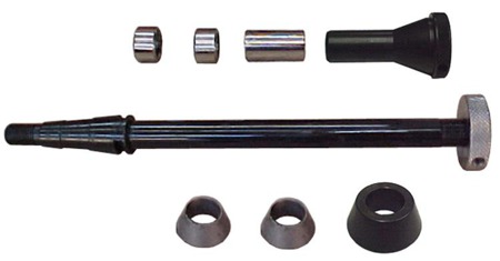 D. 18 Shaft Set Complete With Cones, Bushings And Locking Ring Nut. For Very Heavy Motorcycle Wheels