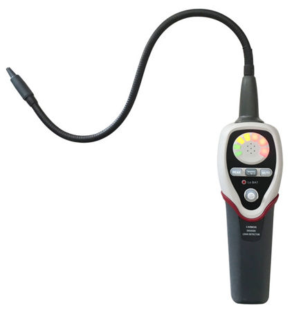 Electronic leak detector for CO2