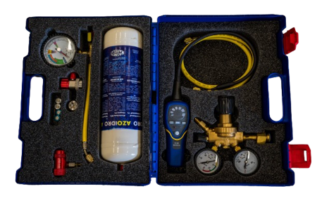 Mobile Set For Hydrogen Tests (1 Kg Hydrogen Bottle, Reducer, Pressure Gauge 40 Bar,Hydrogen leak detector)