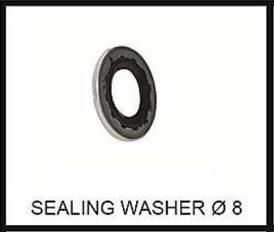 PACK 10 Sealing washers for compressors