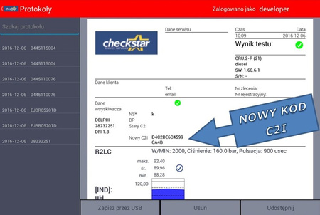 CRU. 2R/30/F-TESTER DIESEL Vstřikovací čerpadlo CRU2R 2500Bar (kódování, čištění, ultrazvukové čištění, systém Android, ochranu, proplach čisticí kapalinou 4 l, 2 l)