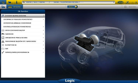 Diagnostický tester Magneti Marelli LOGIC