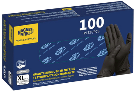 Black nitrile gloves XL100pcs.