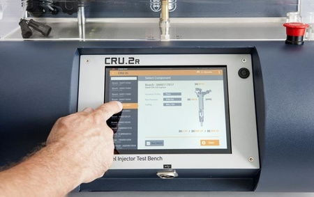 CRU. 2R/30-DIESEL Injector TESTER CRU2R čerpadlo 2500Bar (kódování, ultrazvukové čištění, systém Android, podložka kapaliny 4 l)