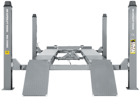 MM SUPERLIFT 5500QC - Čtyřsloupový zvedák pro nastavení geometrie.