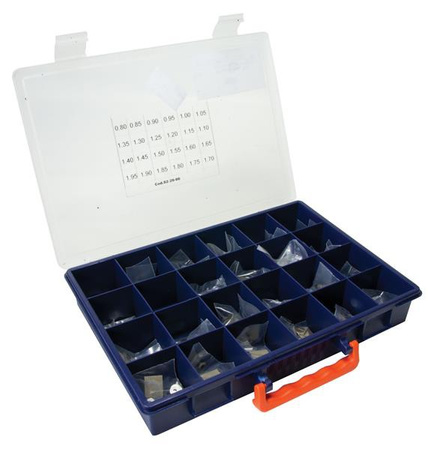 Tool Kit Of Balancing Spacers Diam. 9.80Mm. With Spacers From 1,00 To 1,95 Mm. One Every 0,05 Mm; Tot. N. 400 Tools