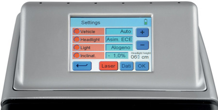 Urządzenie do ustawiania świateł Premium (biksenon, halogen, przeciwmgielne, laser, matrix) pomiar cyfrowy