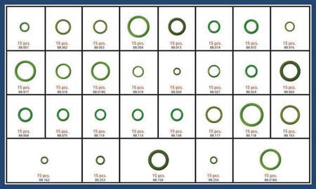 Zestaw O-Ringów 28 rodzajów 400 szt