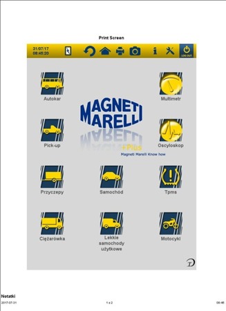 Диагностический тестер Vision Magneti Marelli (без лицензии)