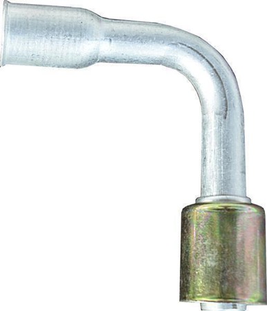Соединитель Spring Lock с внутренней резьбой 90 градусов № 10 алюминий с втулкой
